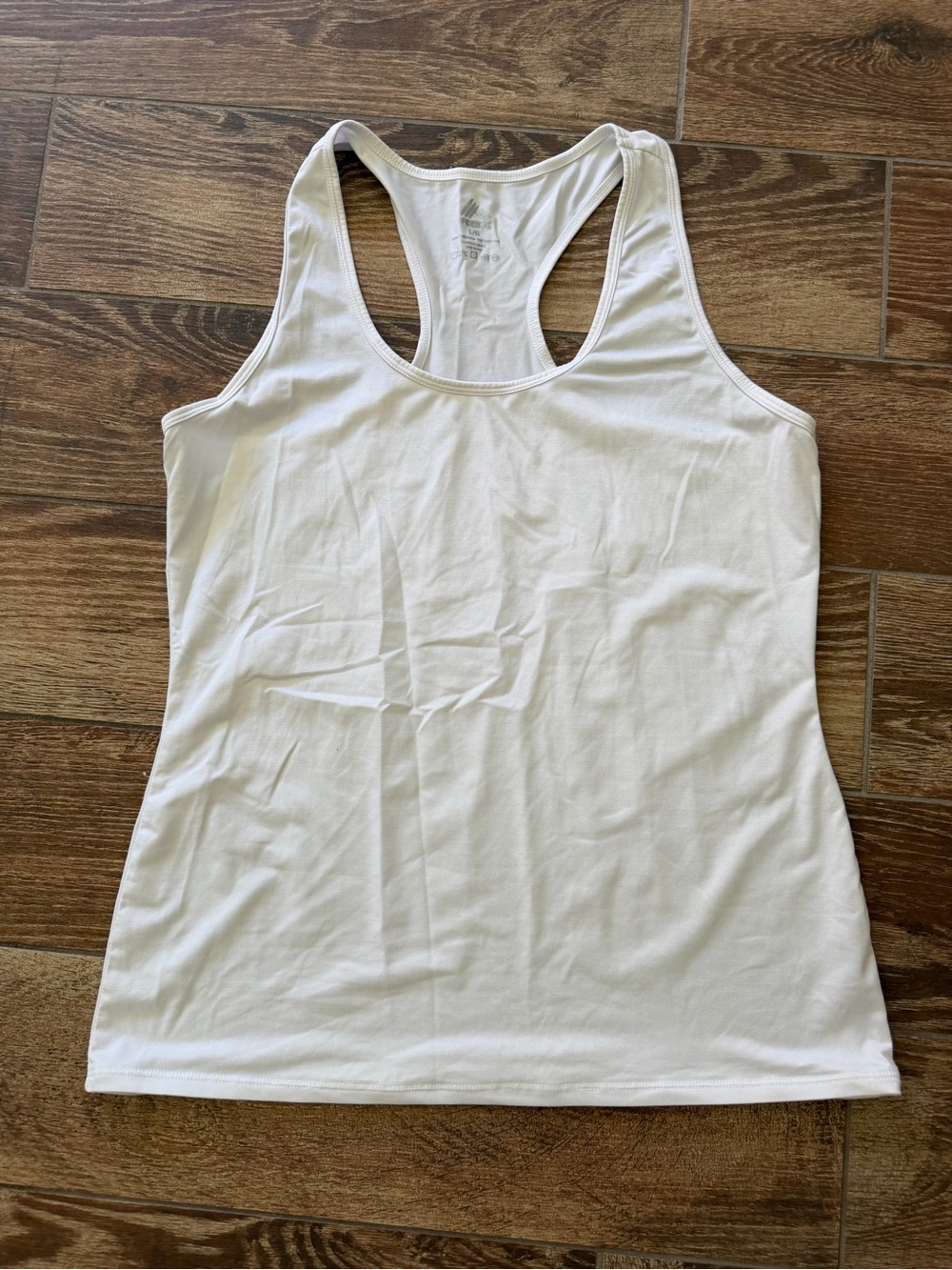 White Racerback Tank Top - Women